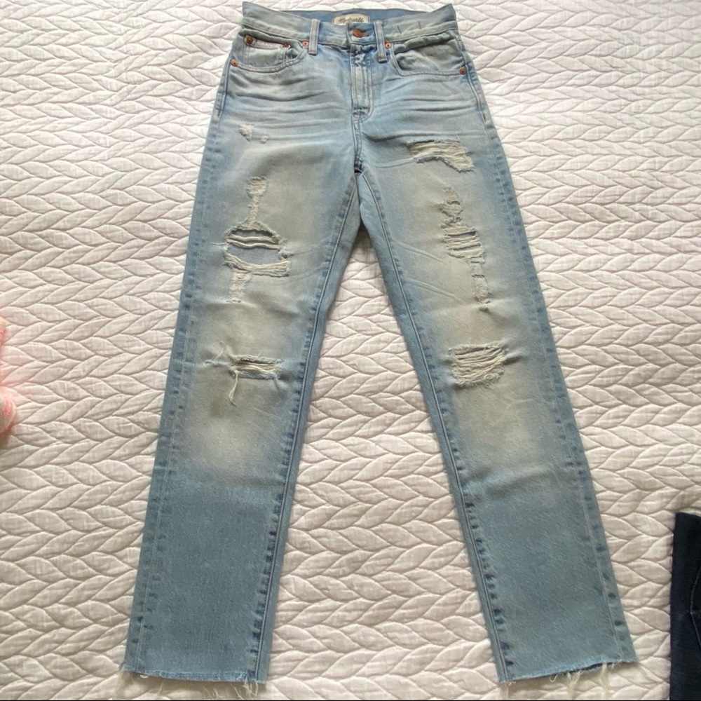 Madewell The Perfect Summer distressed jeans